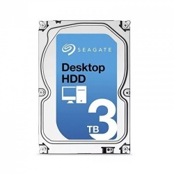 Disco Duro Interno Seagate Desktop HDD 3.5'', 3TB, SATA III, 6 Gbit/s, 7200RPM, 64MB Cache - Unidad Solamente 