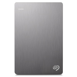 Disco Duro Externo Seagate Backup Plus Slim Portátil 2.5'', 1TB, USB 3.0, Plata - para Mac/PC 
