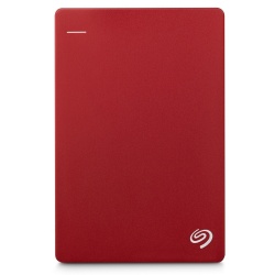 Disco Duro Externo Seagate Backup Plus Slim Portátil 2.5'', 1TB, USB 3.0, Rojo - para Mac/PC 