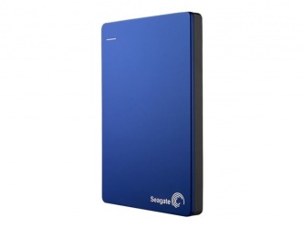 Disco Duro Externo Seagate Backup Plus Slim Portátil 3.5'', 2TB, USB 3.0, Azul - para Mac/PC 