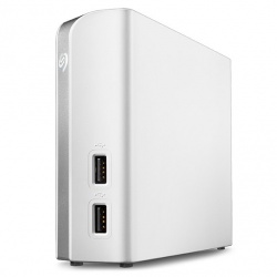 Disco Duro Externo Seagate Backup Plus Hub for Mac, 4TB, USB 3.0, Blanco 