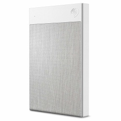 Disco Duro Externo Backup Plus Ultra Touch Portable, 2TB, USB-C, Blanco - para Mac/PC 