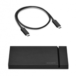 SSD Externo Seagate STJP500400, 500GB, USB-C, Negro  