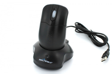 Mouse Seal Shield Óptico Storm, Inalámbrico, USB, 1000 DPI, Negro 
