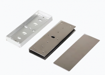 Seco-Larm Bracket E941S600UQ para Puerta de Cristal, Acero Galvanizado 