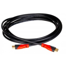 Seco-Larm Cable HDMI 2.0 Macho - HDMI 2.0 Macho, 4K, 1 Metro, Negro/Rojo 
