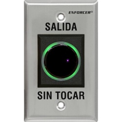 Seco-Larm Botón de Salida Sin Contacto SD-927PKC-NSQ, Alámbrico, Gris 