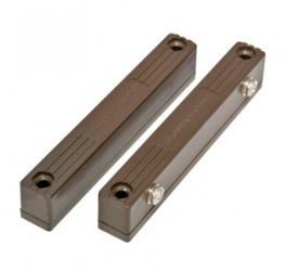Seco-Larm Contacto Magnético SM-216Q para Puertas/Ventanas, Alámbrico, Café 
