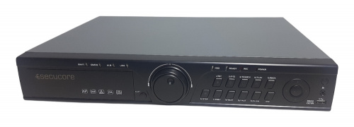 Secucore DVR 32 Canales AH7232K para 4 Discos Duros, máx. 8TB, 2 x USB 2.0, 1 x RJ-45 