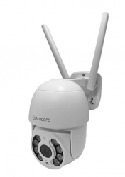 Secucore Cámara de Seguridad IP Smart WiFi PTZ para Exteriores I180ZW, Inalámbrico, 2048x1536, Día/Noche 