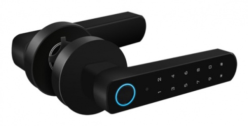 Secukey Cerradura Inteligente con Teclado/Huella Touch D100-BT, 100 Usuarios, Negro 