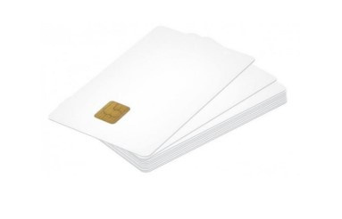 SecuriTag Tarjeta de Chip AT24C02, Blanco, 10 Piezas 