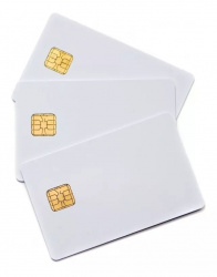 Securitag Tarjeta de Chip con Tecnología SLE4442/5542, Blanco, Paquete de 10 Piezas 