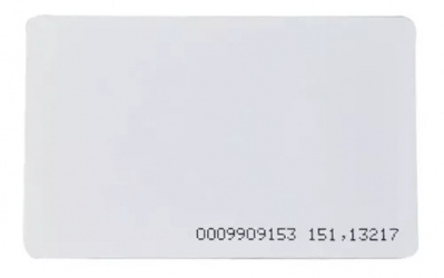Securitag Tarjetas de Proximidad RFID EM4200, 8.56 x 5.39cm, Blanco - 100 Piezas 