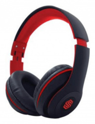 Select Sound Audífonos con Micrófono BTH024, Bluetooth, Alámbrico/Inalámbrico, 3.5mm, Negro/Rojo 