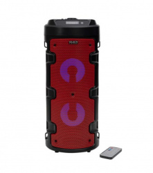 Select Sound Bafle BT1908, Bluetooth, Inalámbrico, 3500W PMPO, Negro/Rojo 