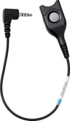 Sennheiser Cable Telefónico CCEL 191-2, 2.5mm, 1 Metro, Negro 