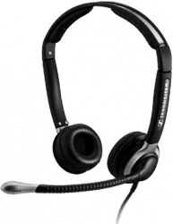 Sennheiser Audífonos CC 550 IP, Alámbrico, 1 Metro, EasyDisconnect, Negro 