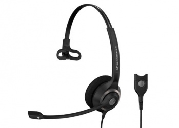 Sennheiser Monoaural SC 230, Alámbrico, 1 Metro, Negro 