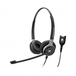 Sennheiser Audífonos SC 660, Alámbrico, 1 Metro, Negro/Plata 