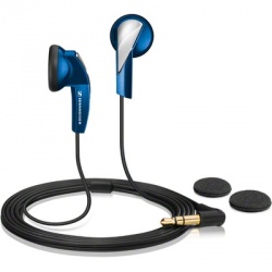 Sennheiser Audífonos Intrauriculares MX 365, Alámbrico, 1.2 Metros, Azul 