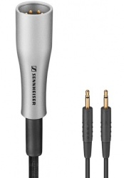 Sennheiser Cable AUX 2x 2.5mm Macho - XLR (4-pin) Macho, 3 Metros, Negro/Plata para HD 700 