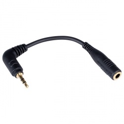 Sennheiser Adaptador 3.5mm Macho - 2.5mm Hembra, Negro 