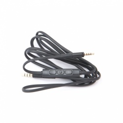 Sennheiser Cable AUX 3.5mm Macho, para HD 4.30 iOS, Negro 