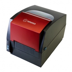 Sewoo LK-B20IIS Impresora de Etiquetas, Térmica Directa/Transferencia Térmica, 203 x 203 DPI, USB, Serial, LAN, Negro/Rojo 