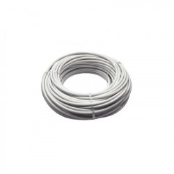 SFire Bobina de Cable con Doble Aislamiento para Cercas Eléctricas, 22 AWG, 100 Metros, Blanco 