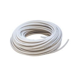 SFire Bobina de Cable con Doble Aislamiento para Cercas Eléctricas, 22 AWG, 25 Metros, Blanco 