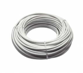 SFire Bobina de Cable con Doble Aislamiento para Cercas Eléctricas, 22 AWG, 25 Metros, Blanco 