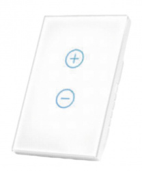 SFire Interruptor de Luz Inteligente Touch Z-Wave Plus MHDT511, 2 Botones, WiFi, Blanco 