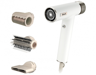 Shark Secadora HD331, 3 Velocidades, 1680W, 4 temperaturas, Blanco 