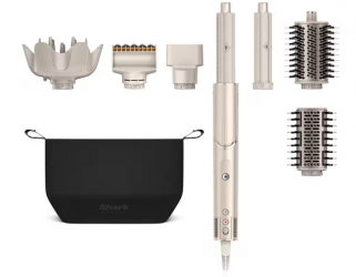 Shark Secadora FlexStyle, 3 Velocidades, 1600W, 3 temperaturas, Beige 