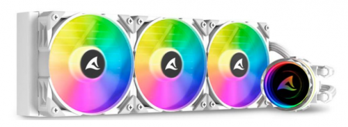 Ventilador Sharkoon S90, 3x 120mm, 2200RPM, ARGB, Blanco 