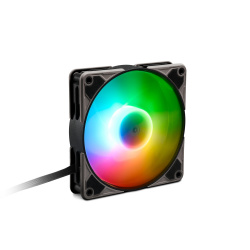 Ventilador Sharkoon SilentStorm 140 PWM, 140mm, 1400RPM, RGB, Negro/Blanco  