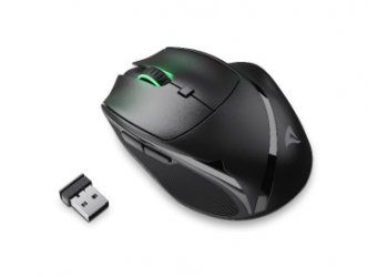 Mouse Gamer Ergonómico Sharkoon OfficePal M25W, Inalámbrico, Óptico, 3.200DPI, Bluetooth/USB-A, Negro 