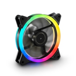 Ventilador Sharkoon Shark Blades RGB, 120mm, 1200RPM, Negro 