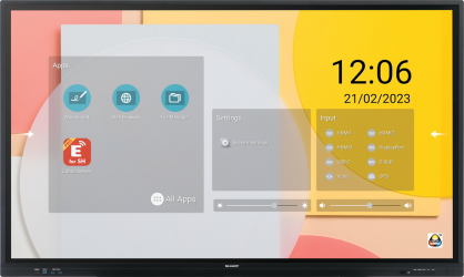 Sharp PN-LC752 Pantalla Comercial LED Táctil 75