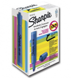 Sharpie Marca Textos 25010B, Azul, 12 Piezas 