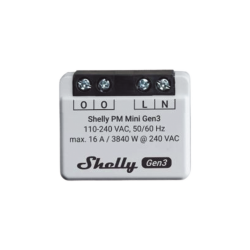 Shelly Módulo Relevador SHELLYPMMINIGEN3, Alámbrico/Inalámbrico, Entrada 110-240V 