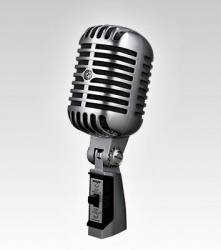 Shure Micrófono 55SH, Alámbrico, 150 Ohmios, Gris 