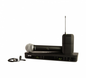 Shure Micrófono BLX1288-CVL, Inalámbrico, Negro 