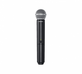 Shure Micrófono Vocal BLX2-SM58, Inalámbrico, Negro 