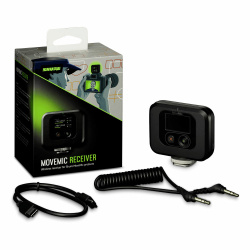 Shure Receptor Portátil MV-R, para Cámaras para MoveMic 