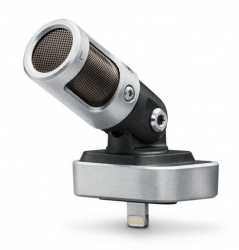 Shure Micrófono Condensador MV88, Alámbrico, Lightning, Negro/Gris 