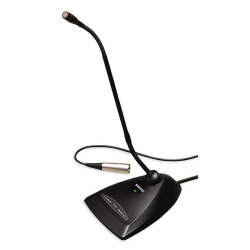 Shure Micrófono Cuello de Ganso para Conferencias MX412D-S, Alámbrico, Negro 