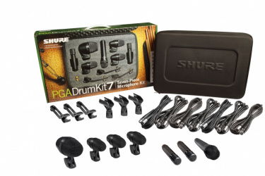 Shure Kit Micrófonos para Bombos PGADRUMKIT7, Alámbrico, Negro 