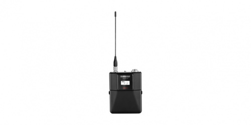 Shure Transmisor Bodypack QLXD1, 20 - 20000 MHz, Negro 